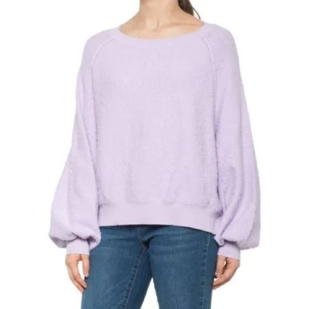 Free People Found My Friend Pullover |size large| lilac purple